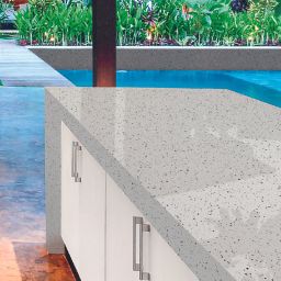 Terrazzo White Granite Slab