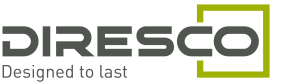 Diresco logo reading "Diresco, designed to last"